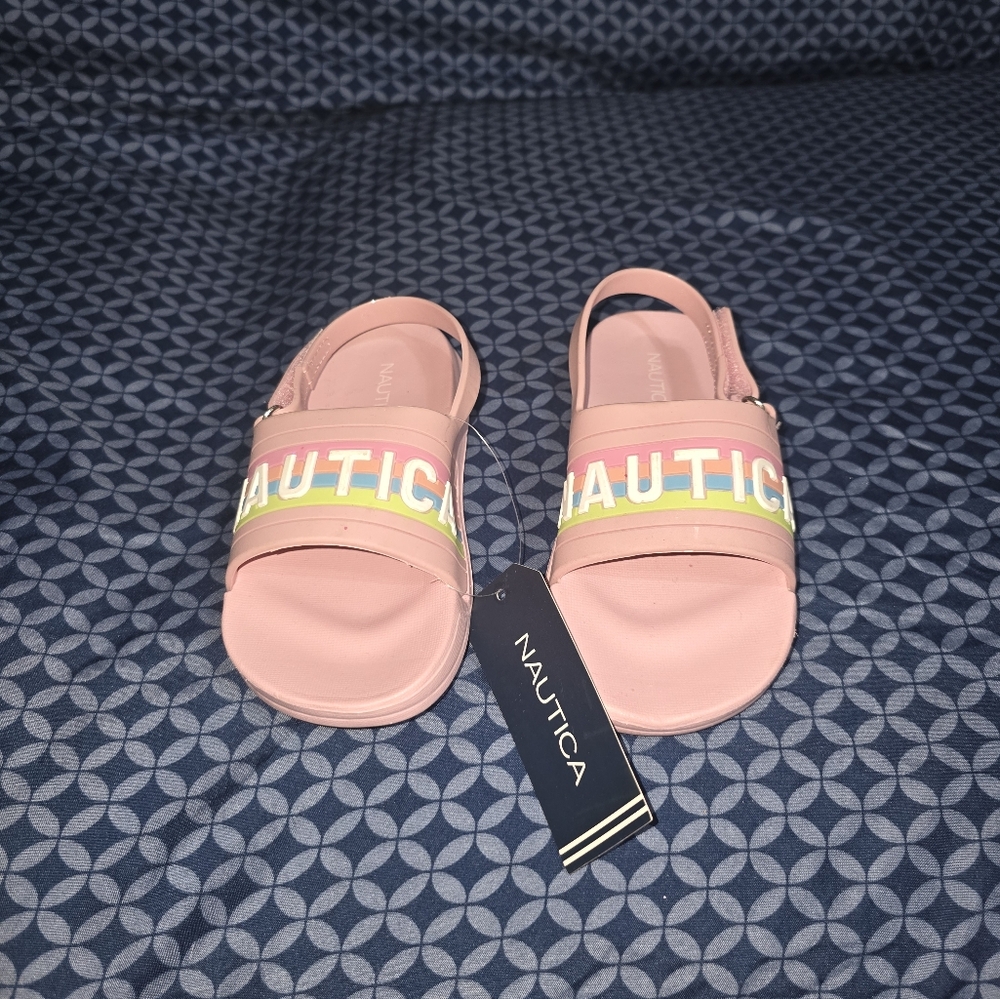 Nautica Pink Sandals Sporty Athleisure Style
